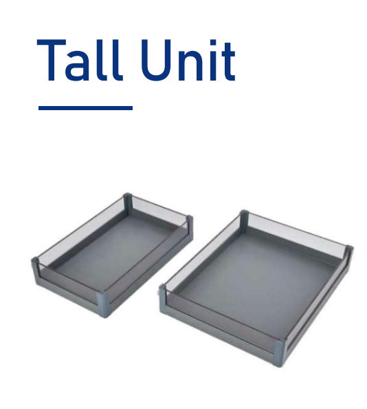 Sinoart Multi-Layer Tall Kitchen Storage Glass Organizer Unit SNP456