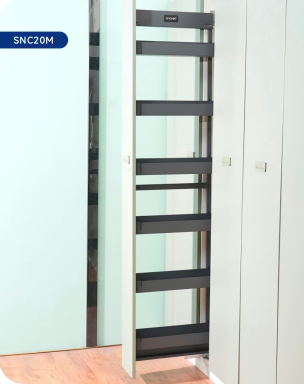 Sinoart Multi-Tier Sides Tall Kitchen Storage  Drawer Metal Organizer Unit SNC20M